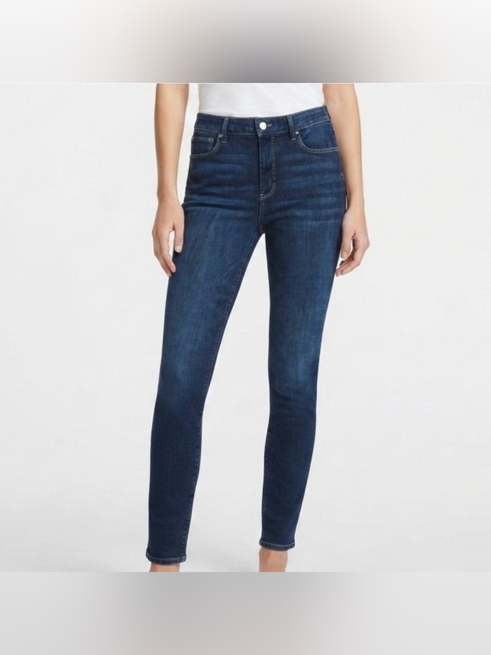 White House Black Market The Sculpt Slim Jeans Womens Dark Wash Denim Indigo 6L